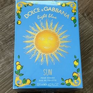 Dolce & Gabbana Light blue Sun Men’s Eau De toilette NEW sealed! 125 ml